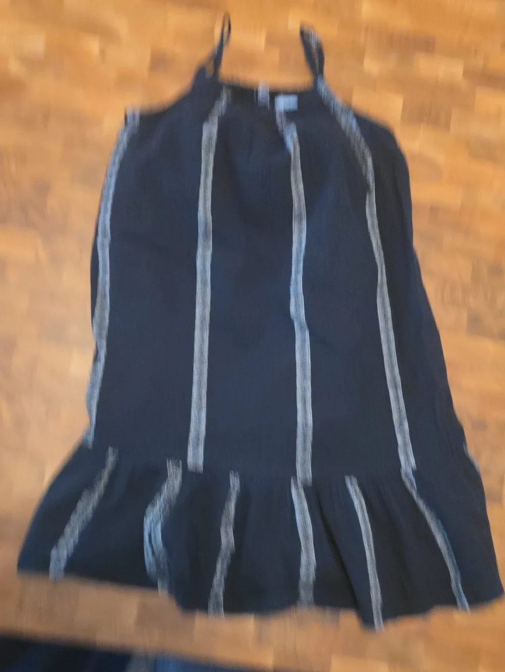 2 / $5 Baby Gap Black And White Striped Sleeveless Sundress